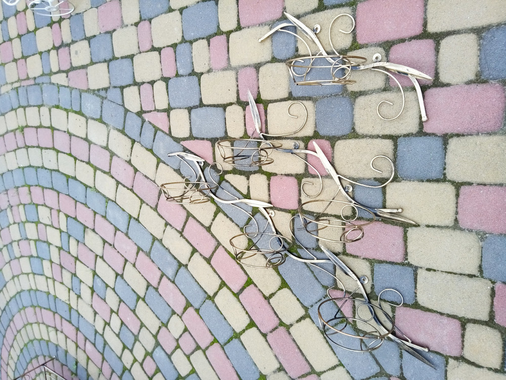 Подставка пристенная кованая для цветов на 1 вазон, на стену, стойка под цветы, вазон Киев - изображение 6