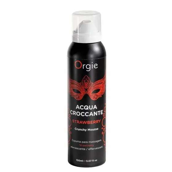 Масажна пінка Orgie – Acqua Croccante Strawberry (150 мл), ефект бульбашок, що лопаються Львів