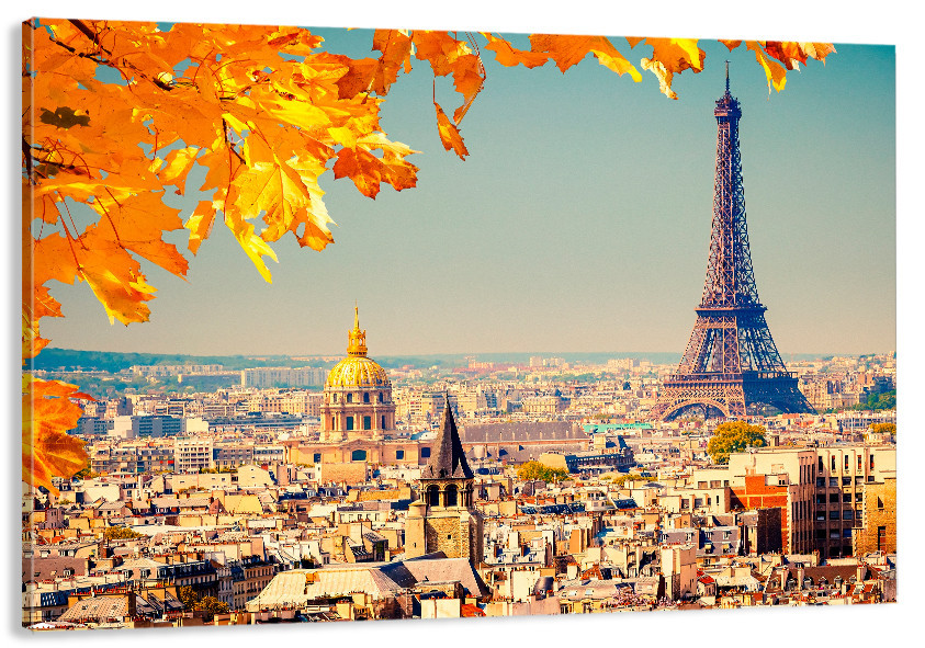 Картина полотно у вітальню / спальню    Париж     MLP_158  ( 60х30см ) 50x100 см Київ - фото 1