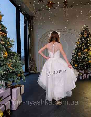Нарядное белое платье на рост 134-146 Кривой Рог