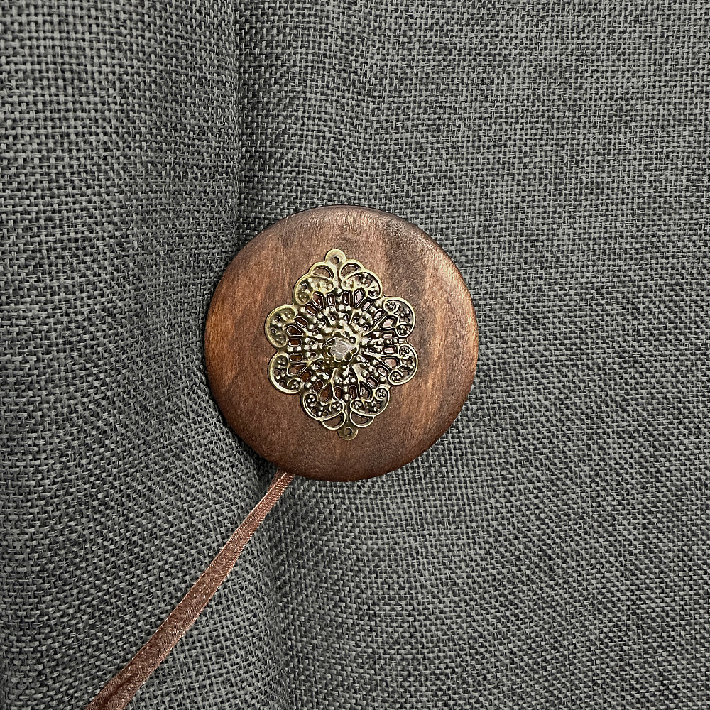 Магниты для штор и гардин Карпаты набор 2 шт Коричневый с бронзовым (81-260) Киев - изображение 3