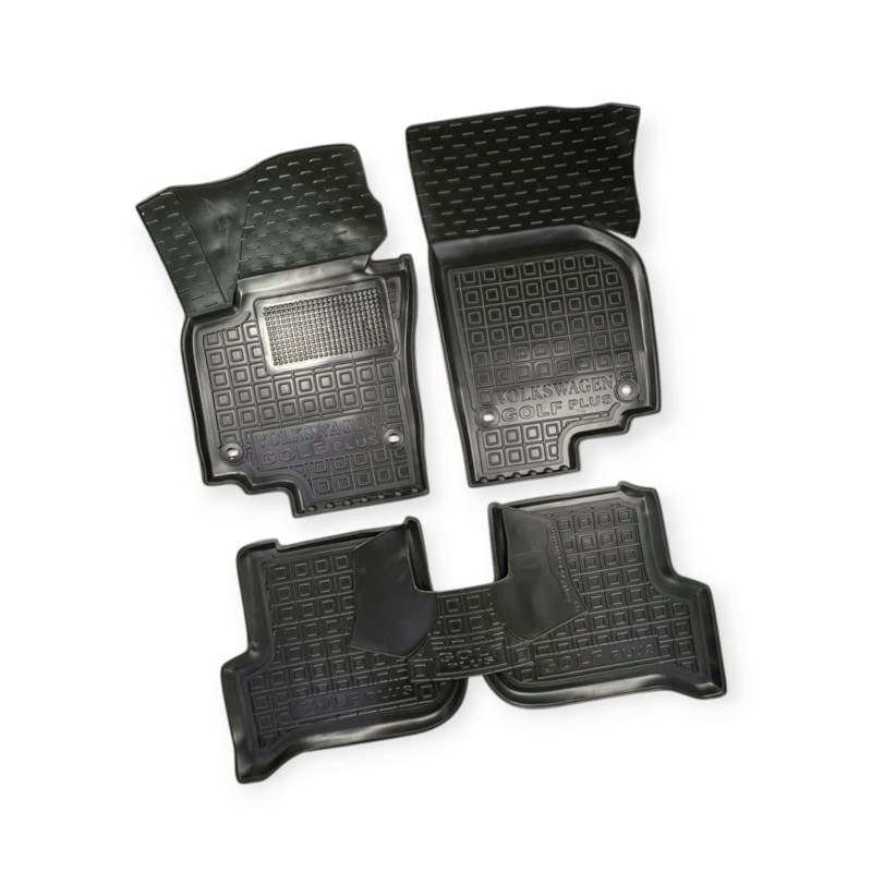 Коврики салона автомобиль Фольцваген Golf Plus (2005-2014) mod борт 2,5 см, с перемычкой Мукачево - изображение 1