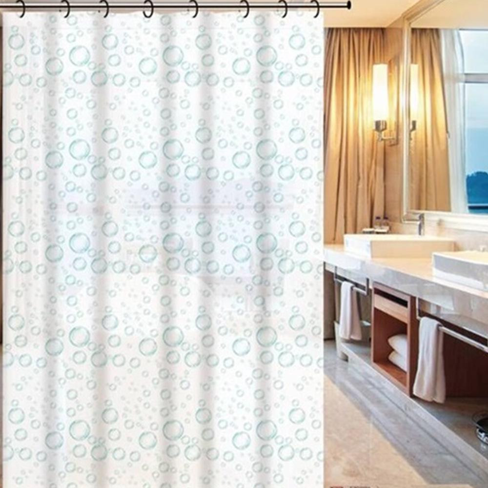 Штора для ванной 180*180 (узор капли) полиэтилен Zerix SCP-003 Харьков - изображение 2