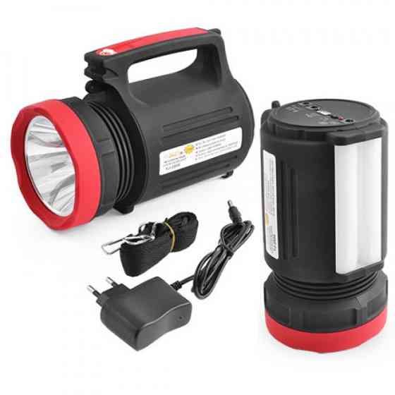 Потужний ліхтар Yajia YJ-2886 5W+2SMD + Powerbank (2хOUT4V) + ЗУ220В + 3 режими Вінниця