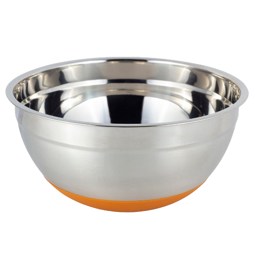 Миска d24*11см нержавіюча сталь б/кришки з антиковзаючим дном 4349 KAMILLE Житомир