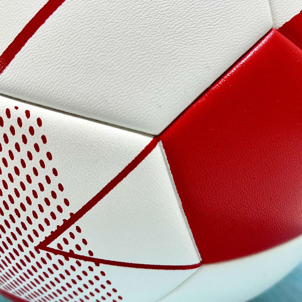 М'яч футбольний розмір 5 430-450г ламінований Біло-Червоний (MS 3809) Чернигов - изображение 4