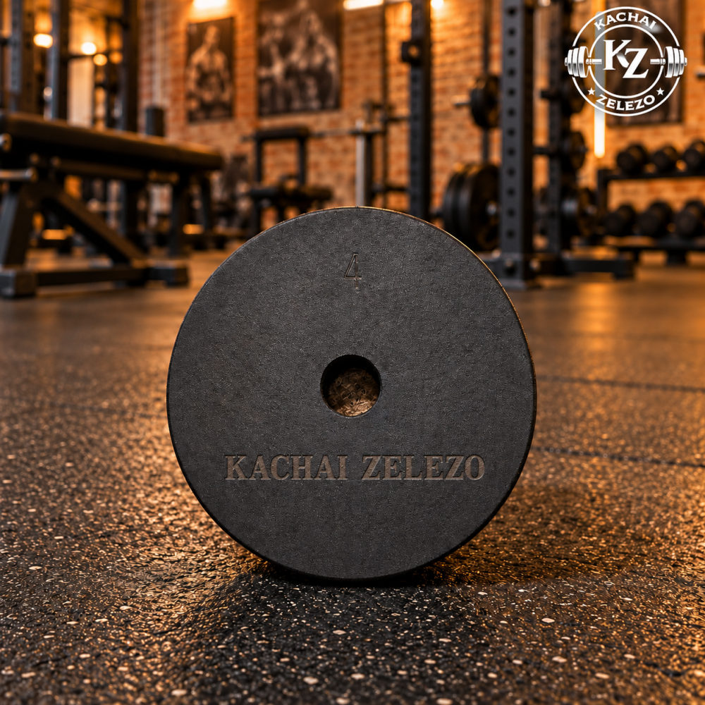 Гантелі набірні 2 по 16 кг з покриттям + Перехідник для штанги Kachai Zelezo Iron Pro Київ - фото 8