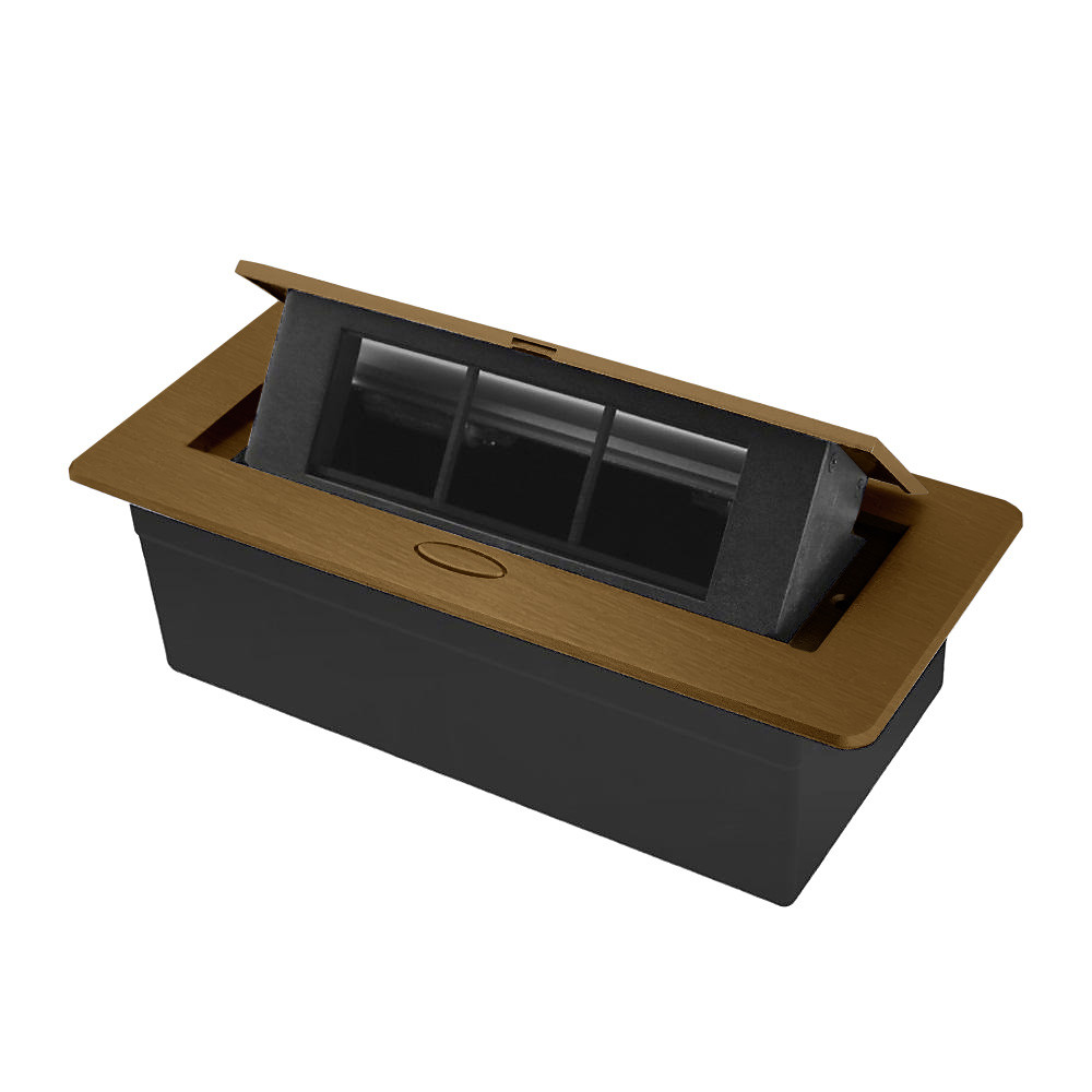 LIVOLO Розетковий люк LIVOLO бронзовий, вбудований у стільницю, меблевий пустий корпус без розе Коломыя - изображение 7