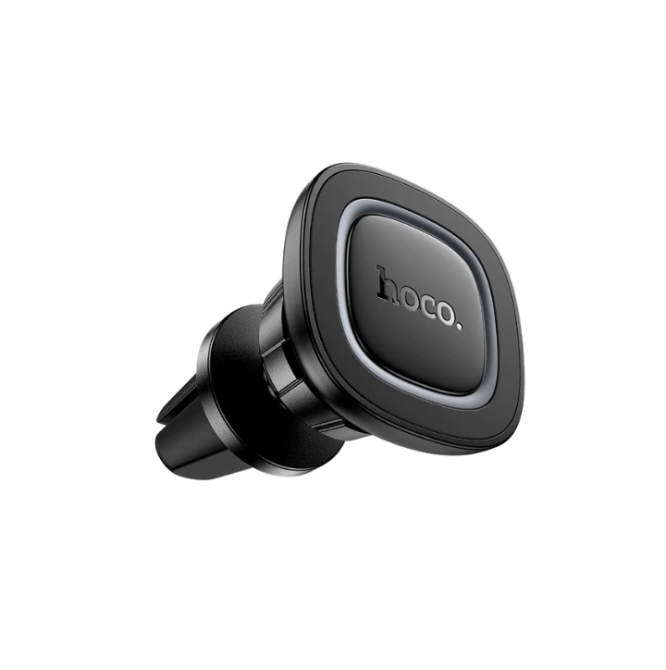 Автотримач для телефона HOCO H72 Crown magnetic car holder (air outlet) Black Metal Gray Одеса - фото 1