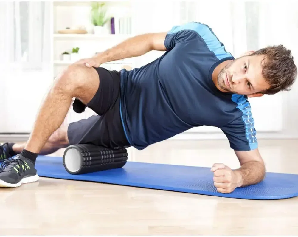 Масажний валик KZ-K1 Роллер Зелений Київ - фото 4