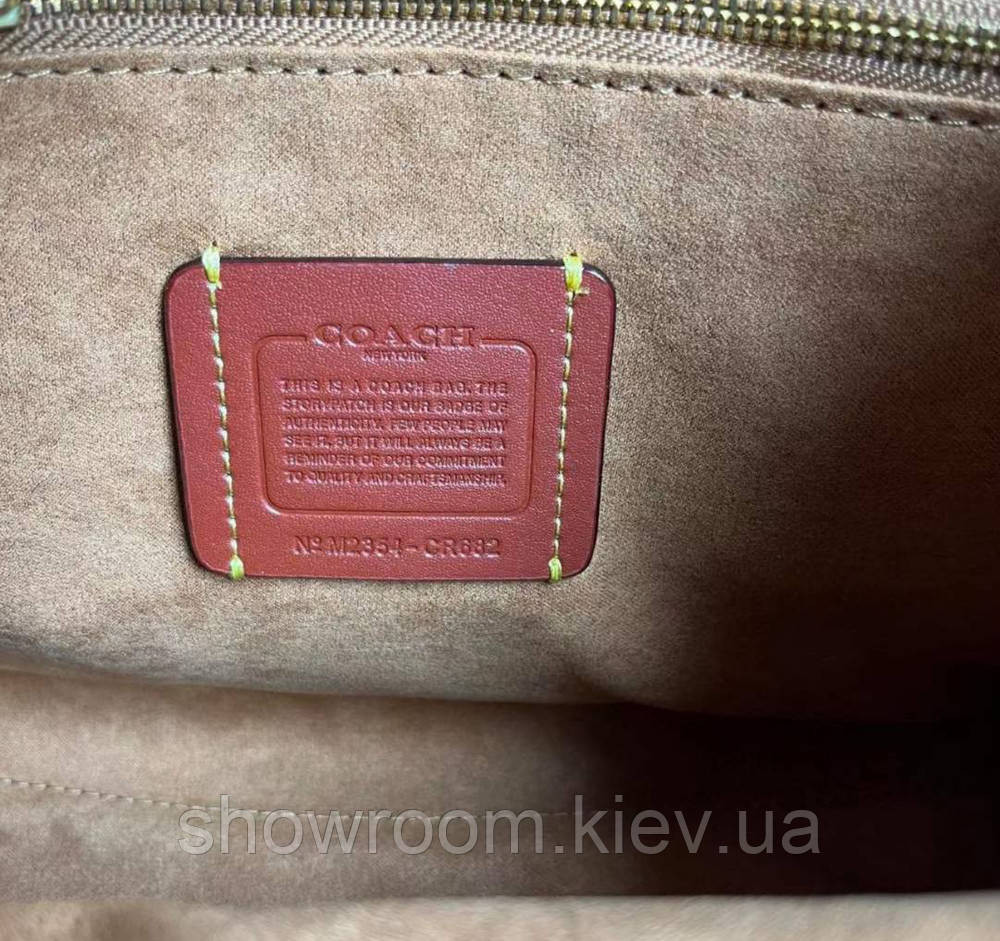 Жіноча сумка середніх розмірів Coach Ace чорна Київ - фото 9