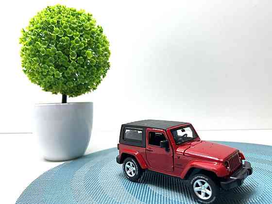 Машина металева Автопром Jeep Wrangler світло звук відчиняються двері капот 1:32 Червона (68331) Чернігів