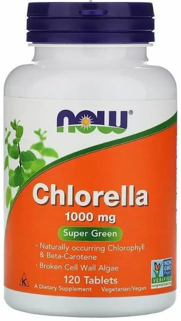 Хлорелла Now Foods Chlorella 1000 мг 120 таблеток Киев - изображение 1
