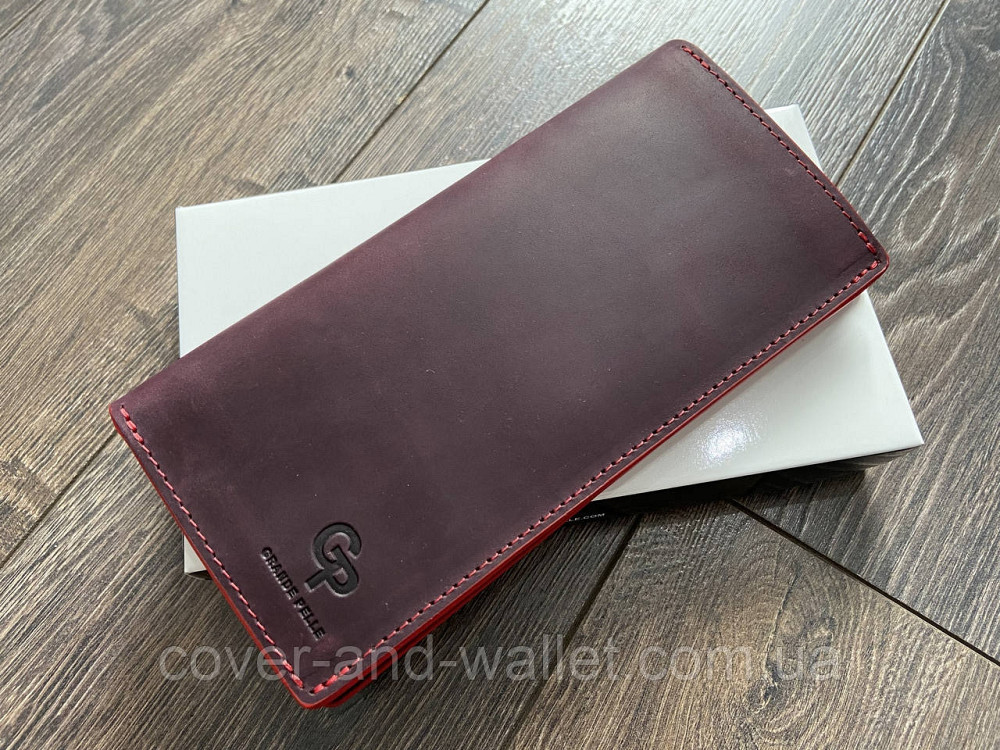 Жіночий гаманець купюрник на магнітах ручної роботи Grande Pelle Сinturino Київ - фото 12