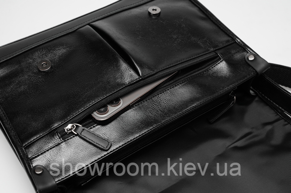 Недорога чоловіча офісна сумка на плече Prestige (4050) Київ - фото 7