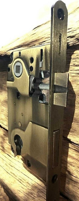 Замок Armadillo LH 25-50 AB BOX ригель+защёлка (бронза,нікель,золото) Харків - фото 7