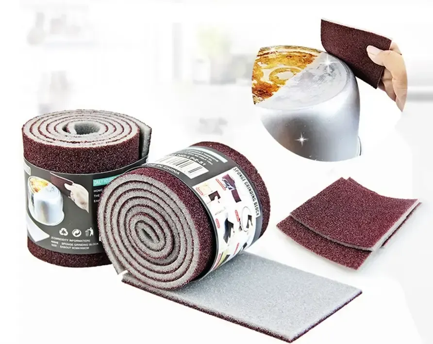 Абразивная губка для чистки посуды sandpaper AND-5599 Коломия - фото 8