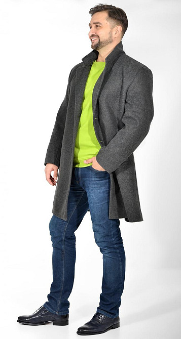 Класичне чоловіче кашемірове пальто Київ - фото 8