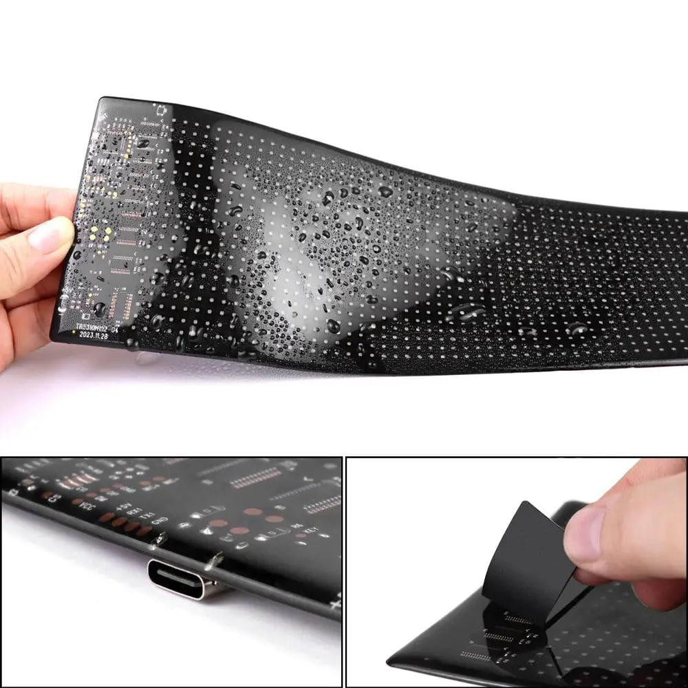 Гнучка LED панель/екран під скло авто Bluetooth (120 x 595 мм) Харків - фото 10