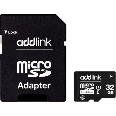 Карта памяти AddLink 32GB microSDHC class 10 UHS-I U1 (ad32GBMSH310A) Винница - изображение 1