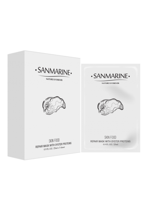 SanMarine Восстанавливающая маска с протеинами устрицы Skin Food Repair Mask with Oyster Proteins 5шт Днепр - изображение 1