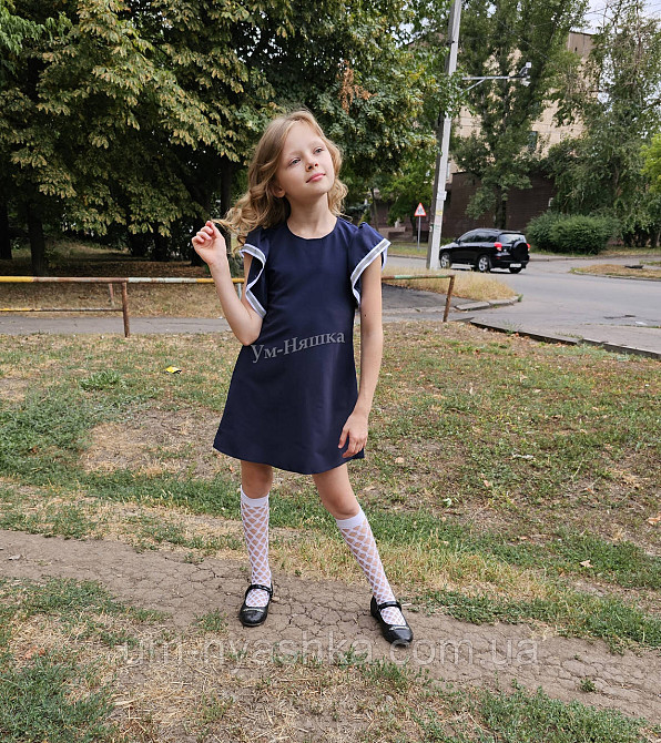 Школьный сарафан со светоотражающими вставками 122-146 Кривой Рог - изображение 2
