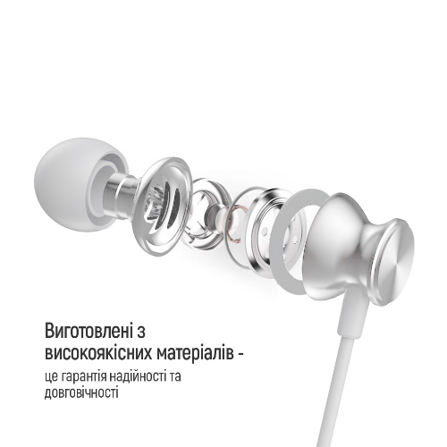 Навушники ColorWay Wired Earphone CW-WD03WT 3,5мм mini-jack білий Житомир - фото 11
