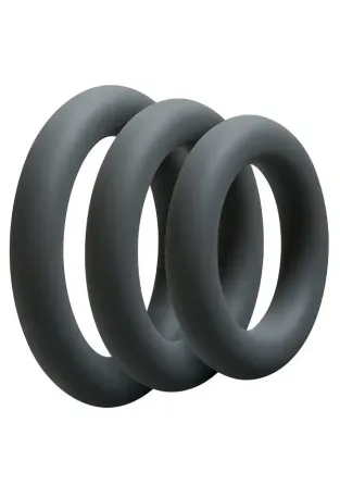 Набір ерекційних кілець Doc Johnson OptiMALE 3 C-Ring Set Thick Львів
