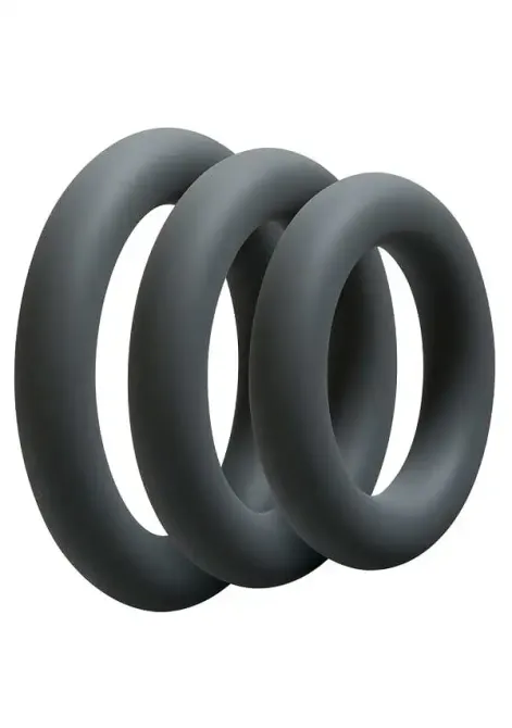 Набір ерекційних кілець Doc Johnson OptiMALE 3 C-Ring Set Thick Львів - фото 1
