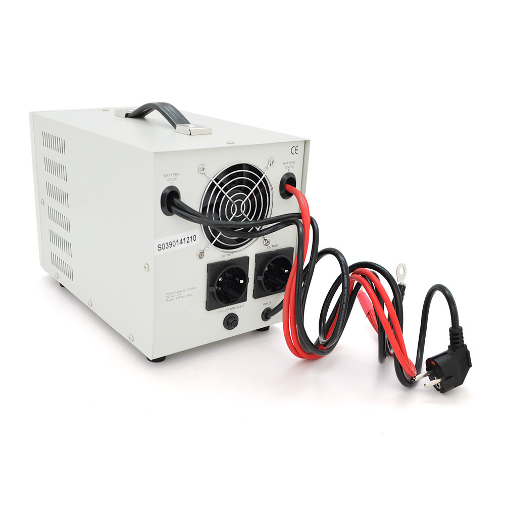 ДБЖ з правильною синусоїдою Europower EP-MPS-1500/12 (1050 Вт) 5/10/15/20/30А, під зовнішню АКБ 12В (AGM/GEL/LFP), Q1 Київ - фото 2