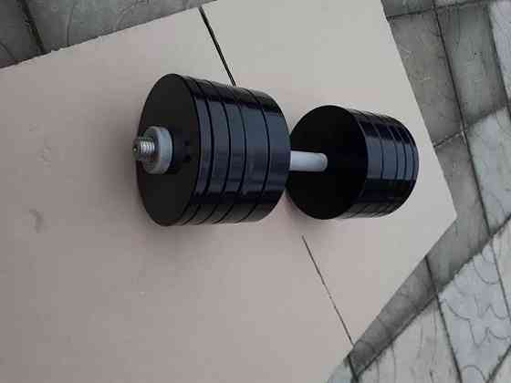 Гантелі набірні 2 по 40 кг Гантелі, гирі, штанги та диски металеві з порошковим фарбуванням Київ