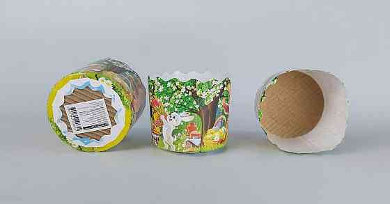 Форма для Паски бумажна (65*70) Дитяча (100гр) (50 шт) Харків