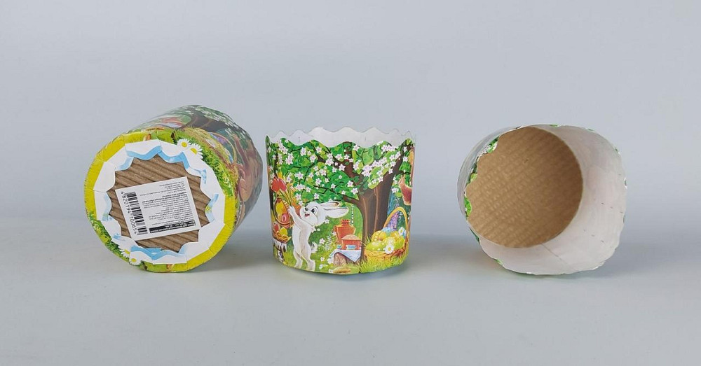 Форма для Паски бумажна (65*70) Дитяча (100гр) (50 шт) Харків - фото 4