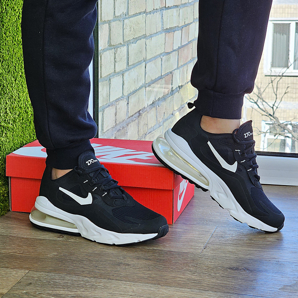 Кроссовки Nike 270 Сеточка Мужские Черные Найк с Амортизацией Летние (размеры: 41,42,43,44,45) Видео Обзор Днепр - изображение 10