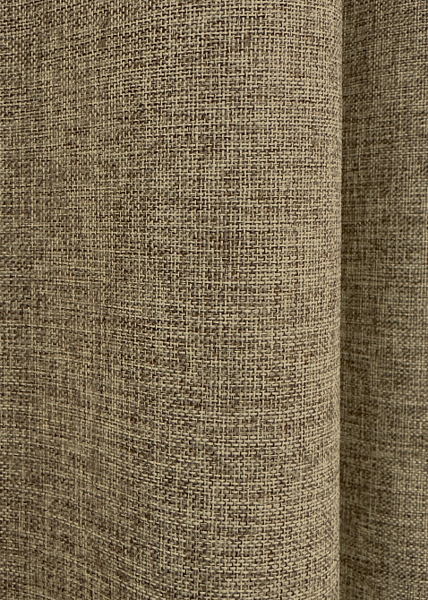 Комплект готовых штор VR-Textil Лен Мешковина № 1768ш Миндальный 100х275см 2 шт (31-849) Киев - изображение 8