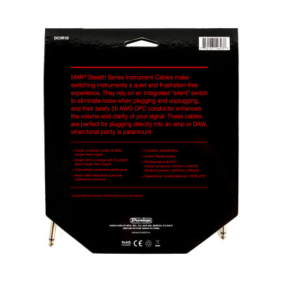 Инструментальный кабель MXR Stealth Series Instrument Cable 3m (DCIR10) Винница - изображение 2