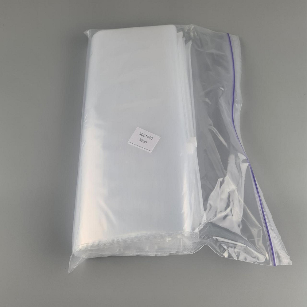 Пакет с замком слайдером (бегунком) 30х40/50мкм (50шт) (1 пачка) Харьков - изображение 2