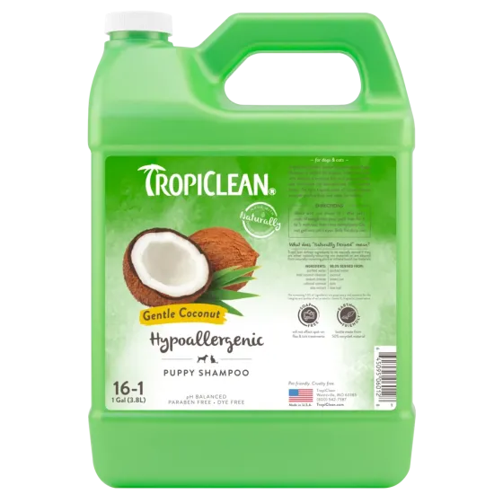 Шампунь для цуценят та кошенят TropiClean Hypoallergenic "Ніжний кокос" гіпоалергенний, 3.8 л Вінниця