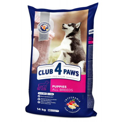 Сухий корм для собак Club 4 Paws Преміум. Для цуценят з високим вмістом курки 14 кг (4820083909696/4820215368476) Вінниця - фото 1