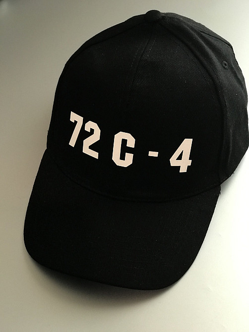 Чорна бавовняна Кепка/Бейсболка з нанесенням Вашого власного принту Чернівці - фото 1