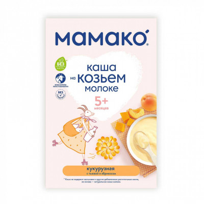 Детская каша MAMAKO кукурузная на козьем молоке 200 г (4607088795840) Винница - изображение 4