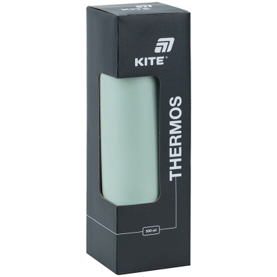 Термос Kite 500 мл зелений (K25-1224-4) Винница - изображение 4