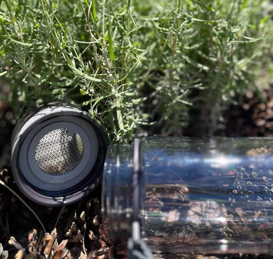 Пляшка для води CASNO 1000 мл KXN-1111 Сіра Кам'янське - фото 4