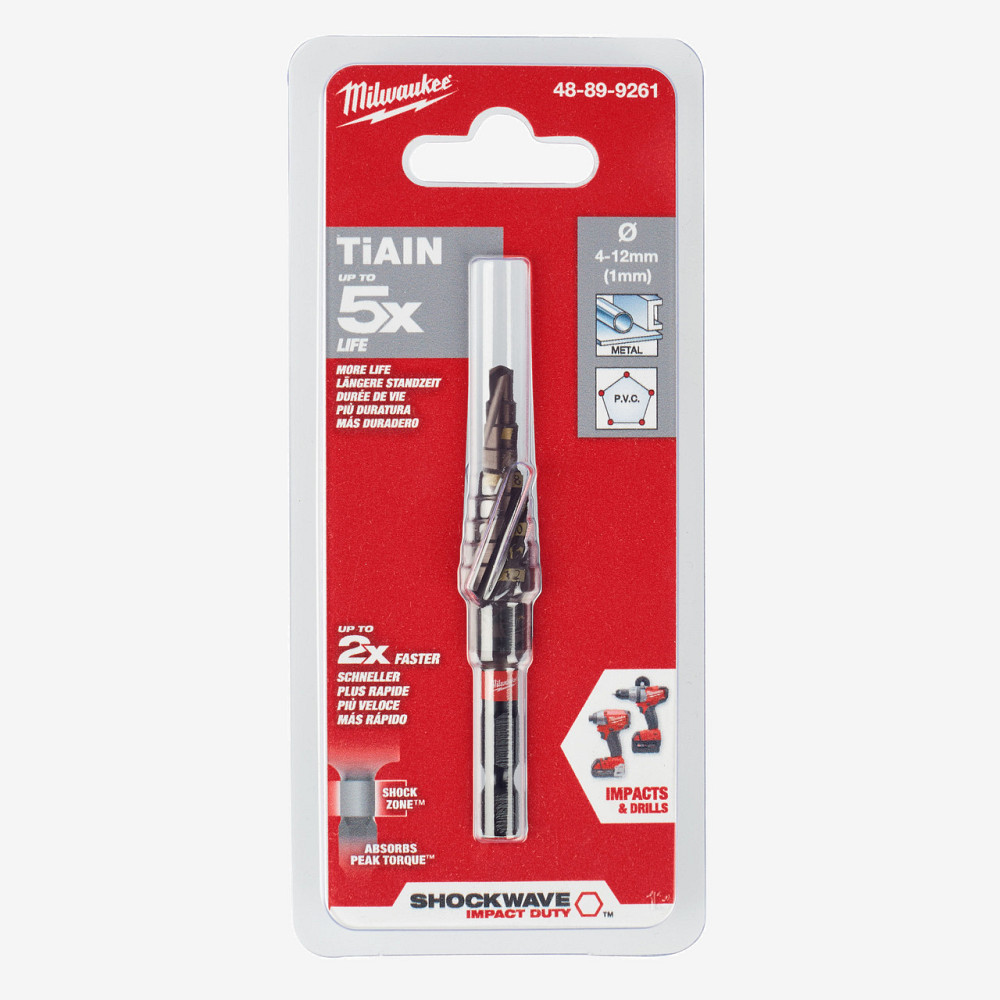 Свердло cтупінчасте SHOCKWAVE Impact Duty MILWAUKEE, Ø4-12мм / 1мм Одеса - фото 2