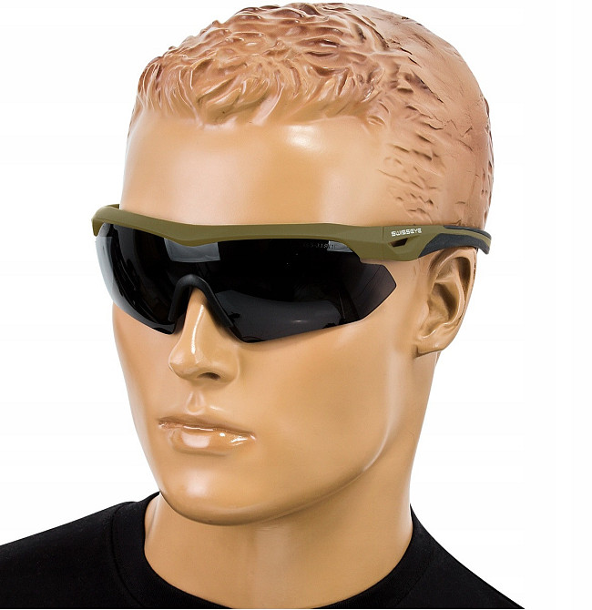 Тактичні Окуляри захисні з 2 змінними лінзами + чохол Swisseye "NightHawk" (40292) Coyote Нововолинськ - фото 10