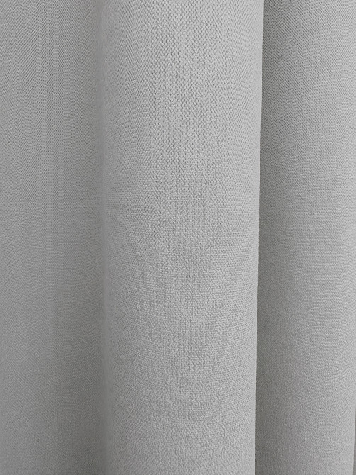 Комплект готових штор VR-Textil Мікровелюр Petek № 1477ш Світло-сірий 100х270 см 2 шт (31-0124) Київ - фото 8
