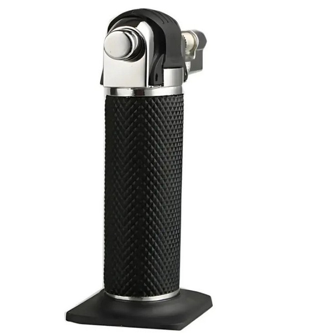 Запальничка газова, турбогорілка 9960, чорна Вінниця - фото 3