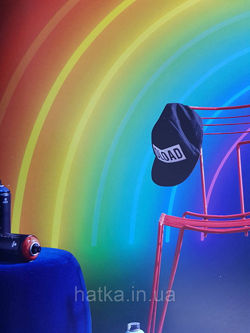 Обои флизелиновые экологически чистые Decoprint Good Vibes 180х280 молодежные детские панно мурал радуга Киев - изображение 1