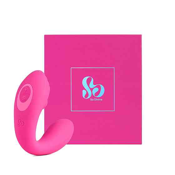 Вакуумный вибратор 2 в 1 Pearl Vibe, розовый, So Divine (Великобритания) Sex Aura Киев