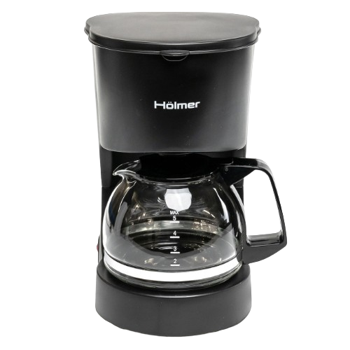 Кавоварка електрична крапельна 600W 600мл чорний HCD-012 Holmer Житомир - фото 8